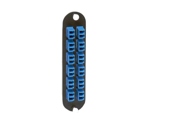 Alt view image 4 of 7 - Corning CCH-CP24-A9 LANscape CCH Fiber Optic Patch Panel with 12 LC Duplex OS2 SM Singlemode Adapters