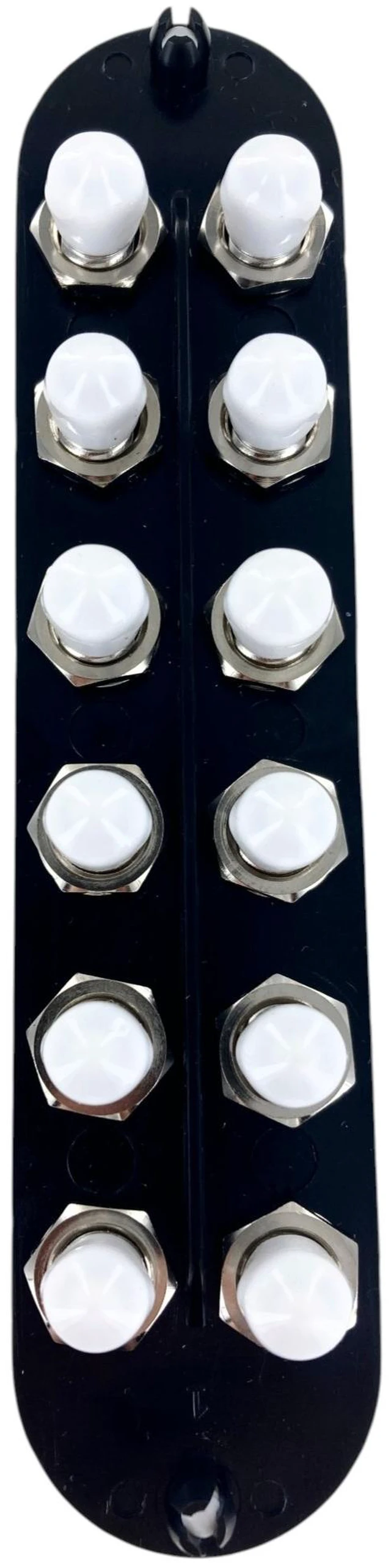 Alt view image 4 of 5 - Corning CCH-CP12-19T Closet Connector Housing Fiber Optic Panel with 12 ST Simplex OS2 Singlemode Adapters