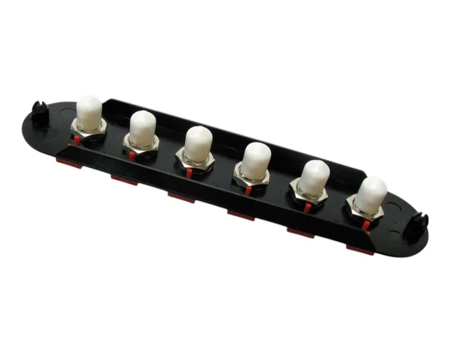 Alt view image 6 of 8 - Corning CCH-CP06-19T Fiber Adapter Panel, 6 ST Simplex OS2 Singlemode Adapters
