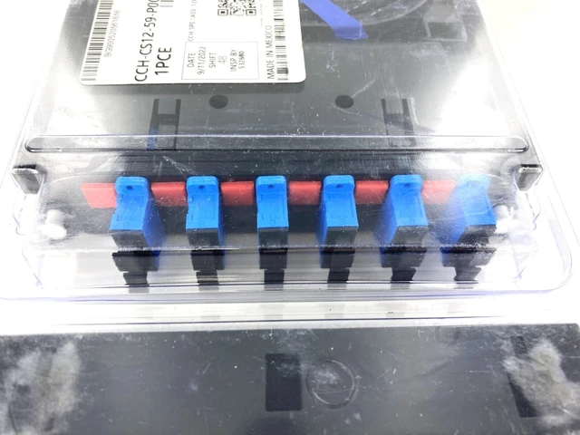 Alt view image 10 of 11 - Corning CCH-CS12-59-P00RE CCH Pigtail Fiber Optic Splice Cassette, 12 Fiber, SC UPC Duplex Singlemode (OS2), Single-Fiber (250 um)