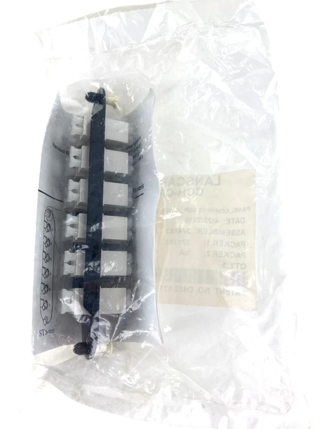 Alt view image 3 of 6 - Corning CCH-CP24-A8-NOB Fiber Optic Adapter Panel, 12 LC Duplex OM1 Multimode 62.5um Adapters, 24 Fiber