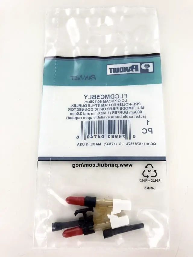 Alt view image 3 of 3 - Panduit Duplex Network Connector
