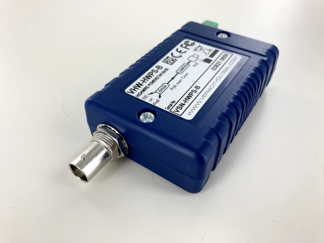 Alt view image 4 of 5 - Veracity HIGHWIRE Powerstar VHW-HWPS-B Ethernet & PoE over Coax Base Unit