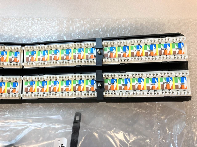 Alt view image 7 of 7 - Ortronics Clarity OR-PHA6AU48 Cat6A 48-Port 2U Angled Patch Panel