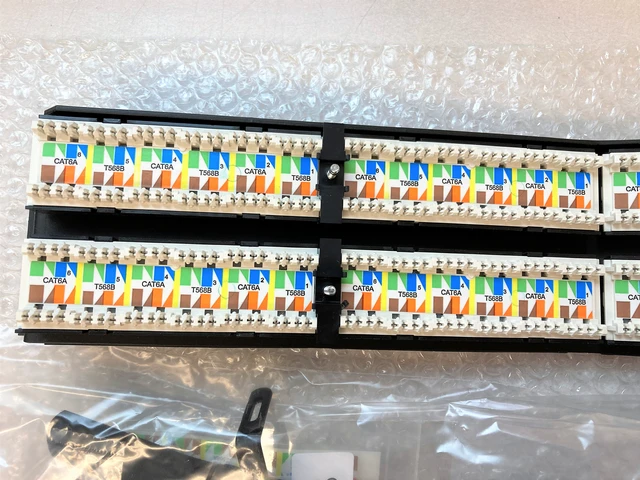 Alt view image 6 of 7 - Ortronics Clarity OR-PHA6AU48 Cat6A 48-Port 2U Angled Patch Panel