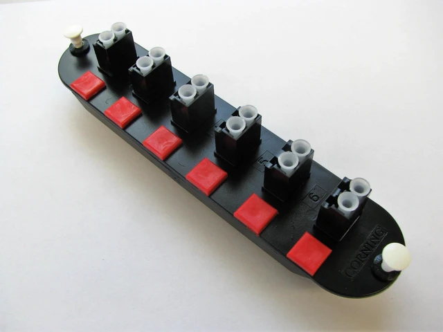 Main image of Corning CCH-CP12-D3 CCH 12-Fiber OM2 LC Duplex Black Adapter Panel