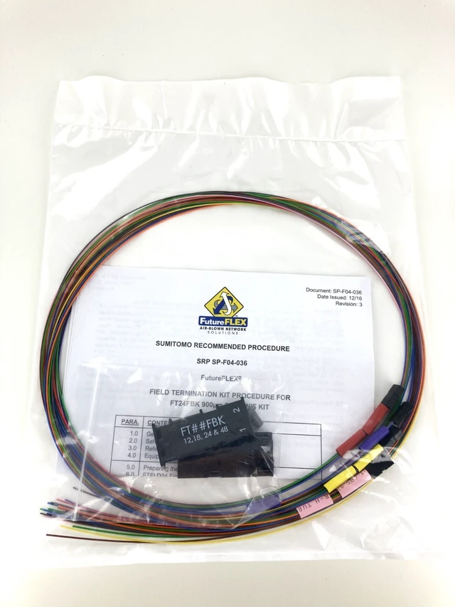 Alt view image 4 of 4 - Sumitomo Electric Lightwave FT24FBK FutureFLEX 24-Fiber Bundle Breakout Kit, 900 m Tubing