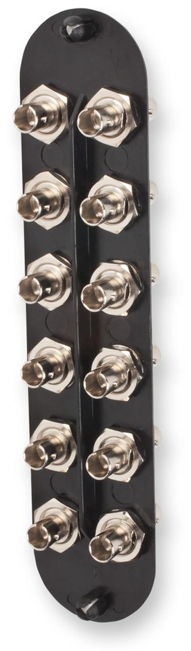 Alt view image 2 of 2 - Corning CCH-CP12-G5 CCH Panel, 12 ST-Compatible Simplex Adapters, 12-Fiber OM2 Multimode