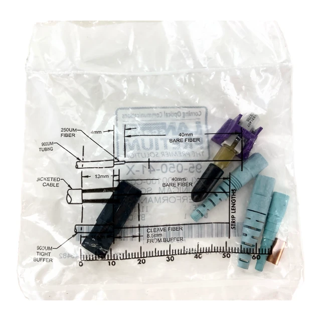 Alt view image 2 of 2 - Corning 95-050-41-X UniCam High-Performance SC Connector, 50 µm, OM3/OM4