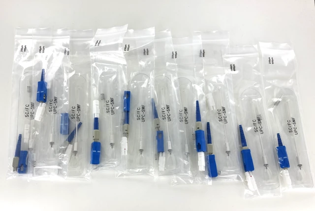 Alt view image 6 of 7 - Sumitomo Electric Lightwave Lynx2 SC/UPC Single-Mode Splice-On Fiber Optic Connectors, 250/900 µm, Box of 10