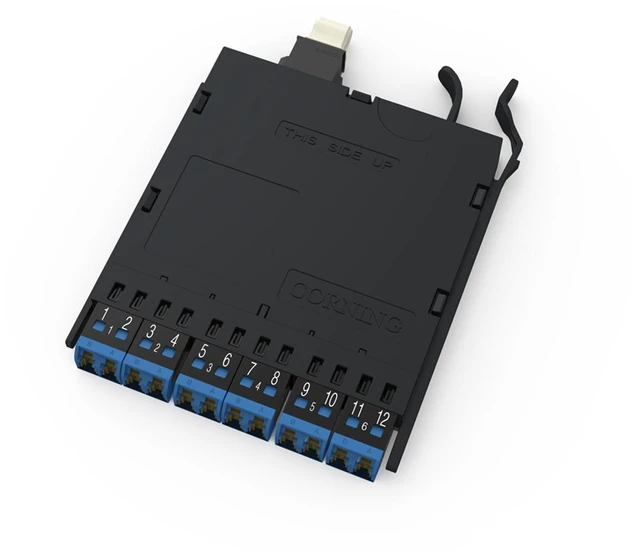 Main image of Corning ECM-UM12-04-89G EDGE 12-Fiber OS2 Singlemode MTP to LC Duplex Module