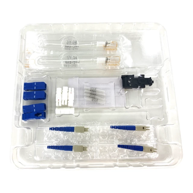 Alt view image 2 of 2 - Corning SOC-SCU-900-SM-PLUS4 FuseLite SC/UPC Singlemode 900um Fiber Optic Connectors, 4 Pack