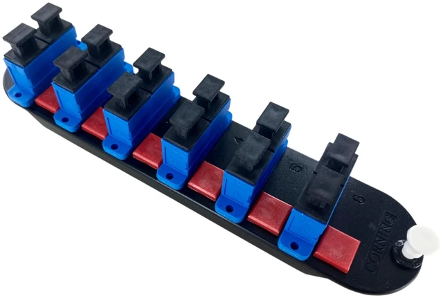Main image of Corning CCH-CP12-59 Fiber Adapter Panel, 6 SC Duplex, 12 Fiber, OS2 Singlemode