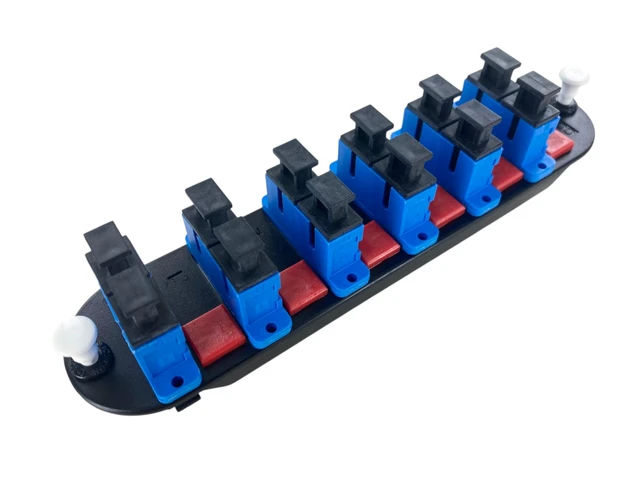 Alt view image 3 of 5 - Corning CCH-CP12-59 Fiber Adapter Panel, 6 SC Duplex, 12 Fiber, OS2 Singlemode