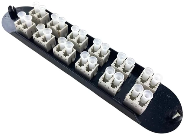 Alt view image 3 of 3 - Corning CCH-CP24-A8 Fiber Adapter Panel, 12 LC Duplex, 24 Fiber, OM1 Multimode