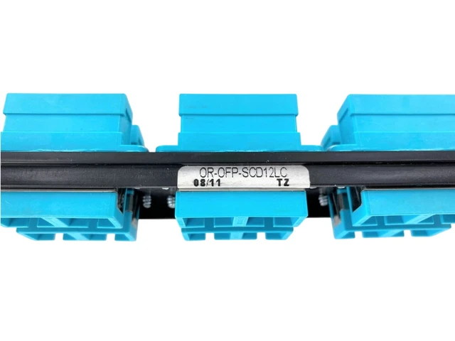 Alt view image 2 of 6 - Legrand Ortronics OFP-SCD12LC 6 SC Duplex (12 Fibers) Multimode Fiber Optic Adapter Panel