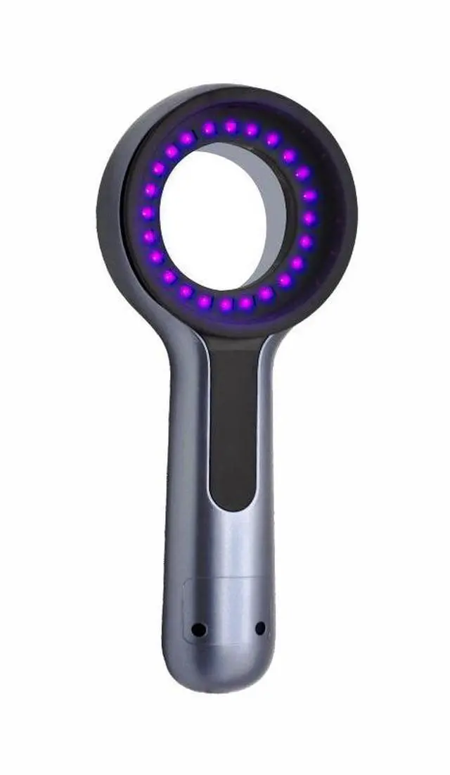 Main image of 24 LED 365nm UV Inspection Light, Rechargeable Portable Black Light Flashlight for Beauty, Skincare and Pet Use