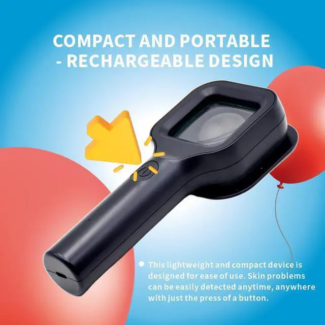 Alt view image 5 of 7 - Portable UV Black Light Flashlight, 365nm Rechargeable 16 LED Fluorescence Light for Beauty and Home Applications
