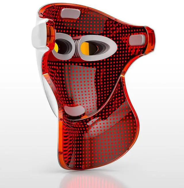 Alt view image 7 of 7 - Multi-Wavelength LED Red Light Mask, Infrared Red Blue Orange LED Facial Skincare Device with Rechargeable Design
