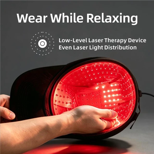 Alt view image 3 of 7 - 272 Laser Hair Growth Cap, FDA Cleared LLLT Device, Large Size for 58-64cm Head Circumference