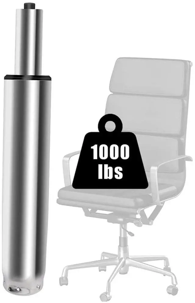 Main image of 5.5 inch Office Chair Cylinder Replacement,Heavy Duty Gas Lift Cylinder for Office Desk Chairs/Gaming Chair,Gas Lift Hydraulic/Pneumatic Piston, Universal Size (Silver)