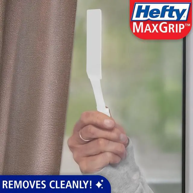 Alt view image 3 of 7 - Hefty Picture Hanging Kit - 9 XL Pairs, Holds Up to 20 Lbs | Picture Hangers & Kit for Home Decor - Picture Hanging Hardware for Superior Adhesion on Frames, No Nails
