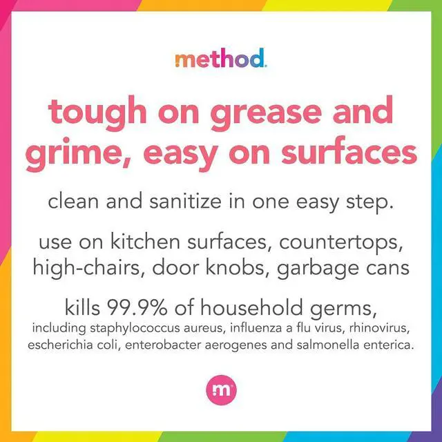 Alt view image 3 of 5 - Antibacterial All-Purpose Cleaner Spray, Citron, Kills 99.9% of Household Germs, 28 Fl Oz, (Pack of 4)