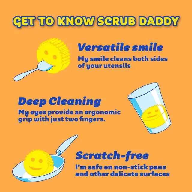 Alt view image 7 of 7 - Sponges & Cif All Purpose Cleaner, Lemon - Non Scratch Sponges for Kitchen + Bathroom - Scrubber and Multipurpose Cleaner Cream - Cleaning Supplies Kit