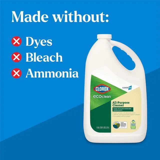 Alt view image 6 of 7 - CloroxPro Clorox EcoClean All-Purpose Cleaner Refill, 128 Fluid Ounces