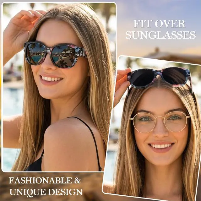 Alt view image 2 of 6 - Polarized Over Glasses Sunglasses for Women Sunglasses that Fit Over Glasses UV400 Protection for Outdoor Driving
