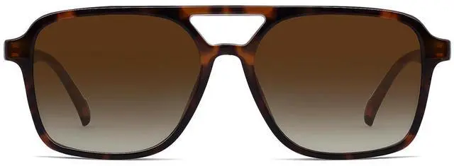 Alt view image 6 of 7 - Retro Aviator Sunglasses for Women Men Trendy Square Plastic Shades Vintage Stylish Look Western Sunnies Summer