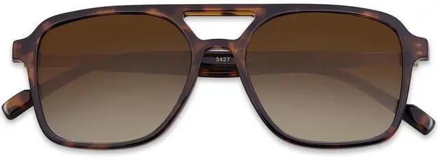 Alt view image 5 of 7 - Retro Aviator Sunglasses for Women Men Trendy Square Plastic Shades Vintage Stylish Look Western Sunnies Summer