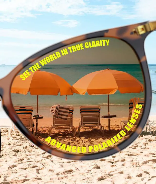 Alt view image 6 of 7 - Sunglasses Womens Polarized Sunglasses-Women: Retro Round Sun Glasses with UV400 Protecion Trendy 3 Pack
