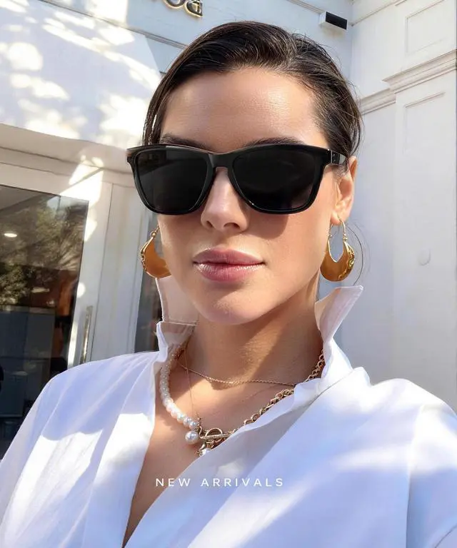 Alt view image 2 of 7 - Womens-Sunglasses Polarized Sunglasses Womens: Retro Trendy Sun Glasses with UV400 Protection for Travel Driving