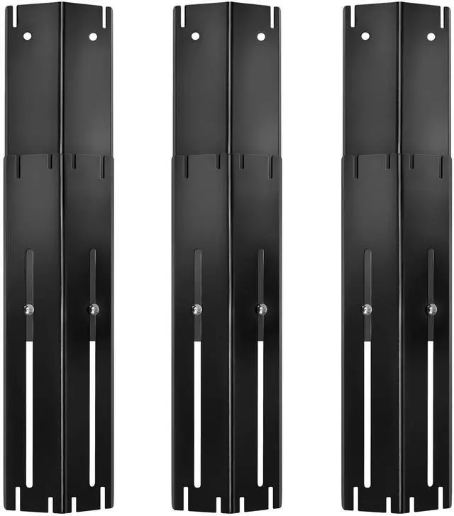 Main image of Adjustable Heat Plate Shield, Universal Heat Plates for Expert Grill Parts Extend from 11.75" up to 21" L, Flame Tamer Replacement Part for Charbroil Chargriller Brinkmann Thermos Grills 3-Pack