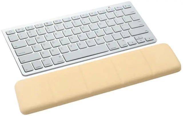 Main image of Memory Foam Keyboard Wrist Rest - Ergonomic Support for Laptop & Mac, Comfortable Wrist Pad for Pain Relief, Non-Slip Base, Typing & Gaming Cushion for Office, Home, 60% 75% 87 Key Keyboard Support