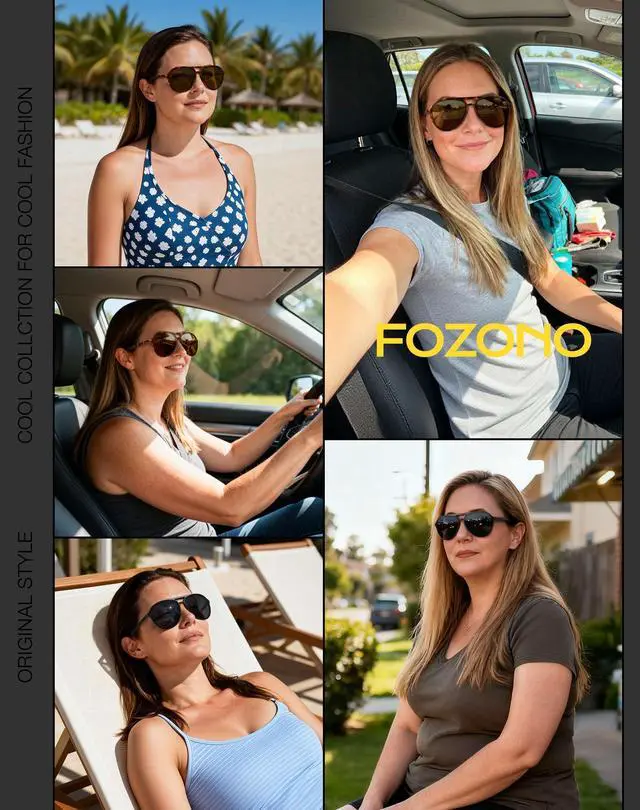 Alt view image 2 of 7 - Retro Aviator Sunglasses Women Men Classic Trendy Vintage Double Bridge Aviators Sun Glasses UV Protection Tortoise Frame/Brown Lens