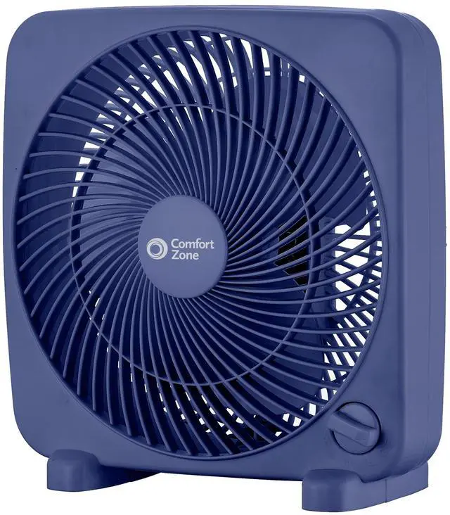 Main image of 9-inch Portable Box Fan, Blue