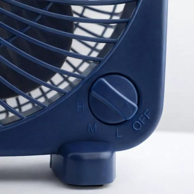 Alt view image 6 of 7 - 9-inch Portable Box Fan, Blue