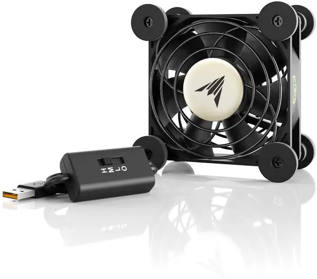 Main image of MULTIFAN S1, Quiet 80mm USB Fan, UL-Certified for Receiver DVR PlayStation Xbox Computer Cabinet Cooling