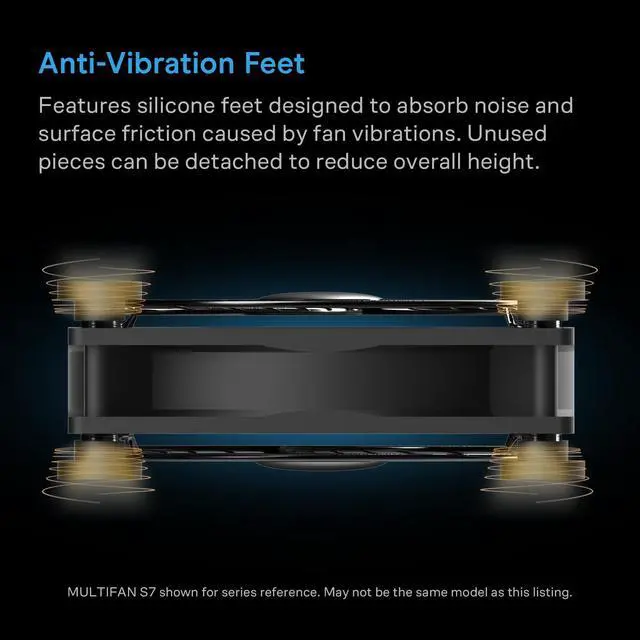 Alt view image 5 of 7 - MULTIFAN S1, Quiet 80mm USB Fan, UL-Certified for Receiver DVR PlayStation Xbox Computer Cabinet Cooling