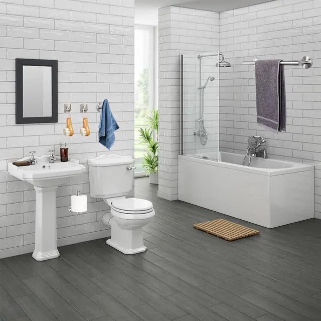 Alt view image 2 of 7 - Bathroom Hardware Set, Thick Stainless Steel Bath Towel Bar Set Including Towel Rack for Bathroom+Toilet Paper Holder+3 Robe Towel Hooks Wall Mount Bathroom Accessory Set(16IN,Brushed Nickel)