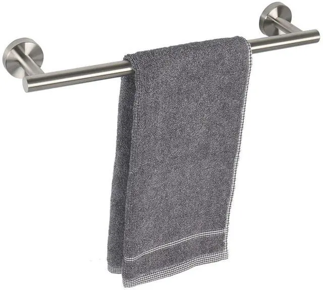 Main image of Bath Towel Bar - Thicken SUS304 Stainless Steel Bathroom Towel Holder, Towel Rod for Bathroom Heavy Duty Wall Mounted Towel Rack Hanger (16IN, Brushed Nickel)