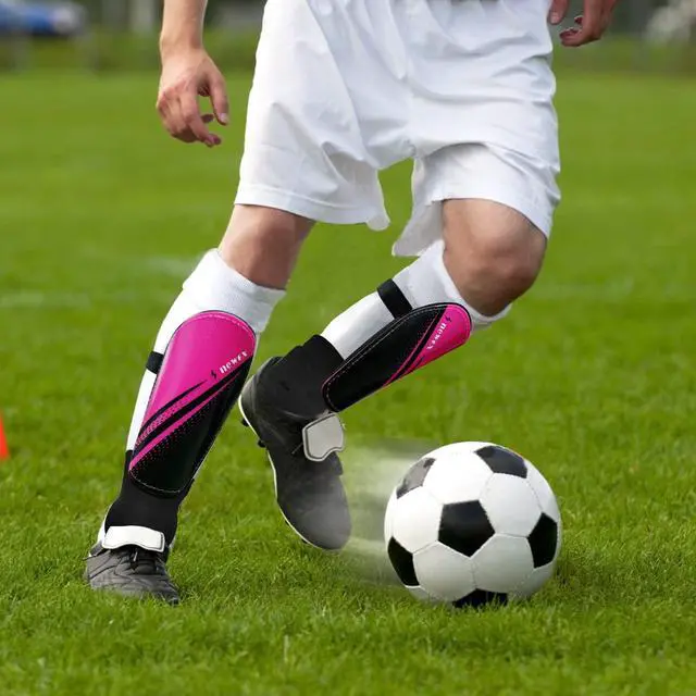 Alt view image 3 of 7 - Soccer Shin Guards Youth - Protection Girls Shin Guards Soccer Toddler - Soccer Sleevers Shin Pads - Soccer Shin Guards for Kids 3-16 Years Old Girls Boys Toddler
