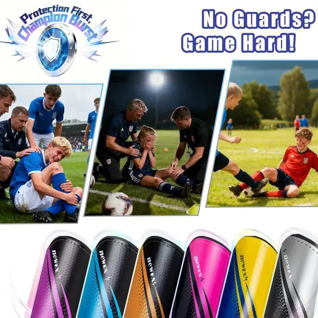 Alt view image 7 of 7 - Soccer Shin Guards Youth - Protection Girls Shin Guards Soccer Toddler - Soccer Sleevers Shin Pads - Soccer Shin Guards for Kids 3-16 Years Old Girls Boys Toddler