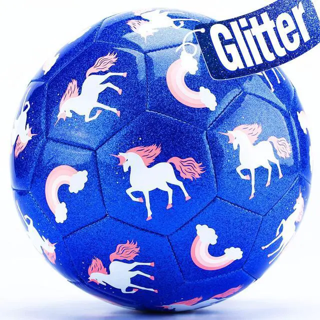 Main image of Soccer Ball Size 3 with Pump Deflated & Mesh Bag - Soccer Ball for Girls Boys Kids Sports Outdoor Play Toys for Ages 4-8 Toddlers Age 3-4 Kids Soccer Balls for 3 4 5 6 7 8-Year-Old Girls