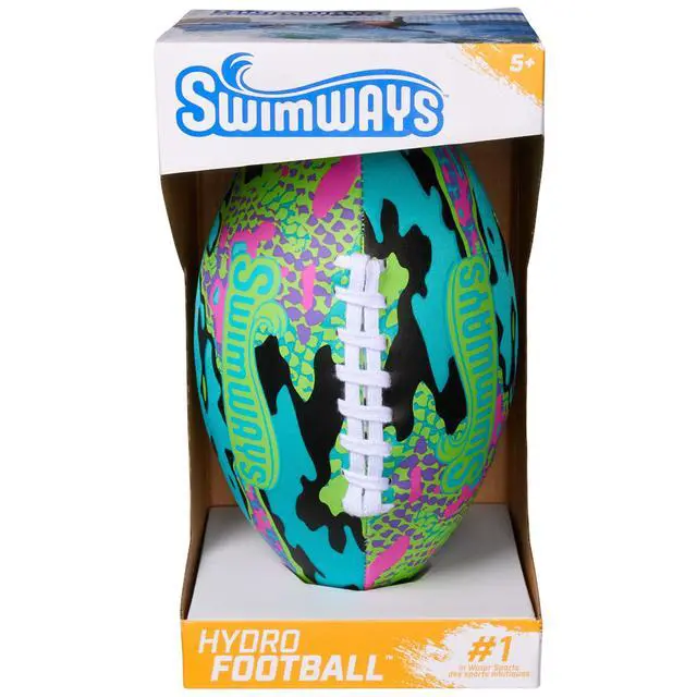 Alt view image 7 of 7 - Hydro Waterproof Football for Outdoor and Pool Games; Ages 5+