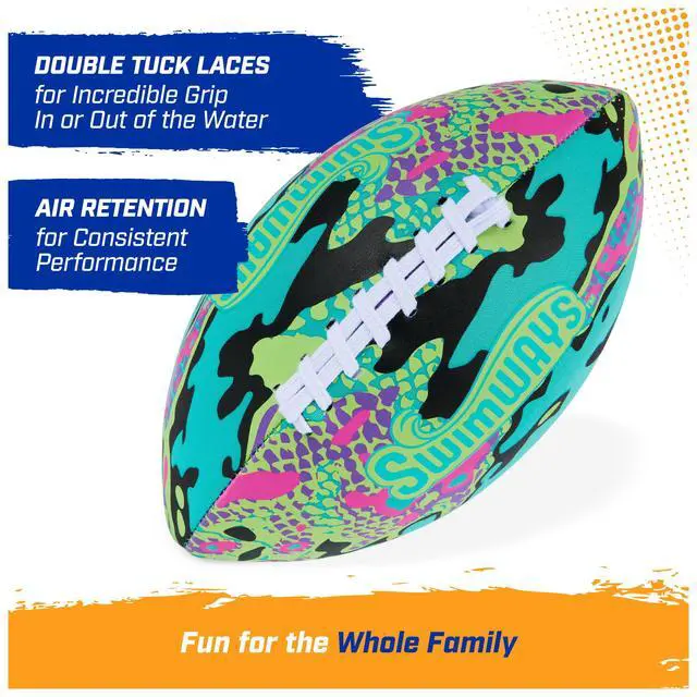 Alt view image 5 of 7 - Hydro Waterproof Football for Outdoor and Pool Games; Ages 5+