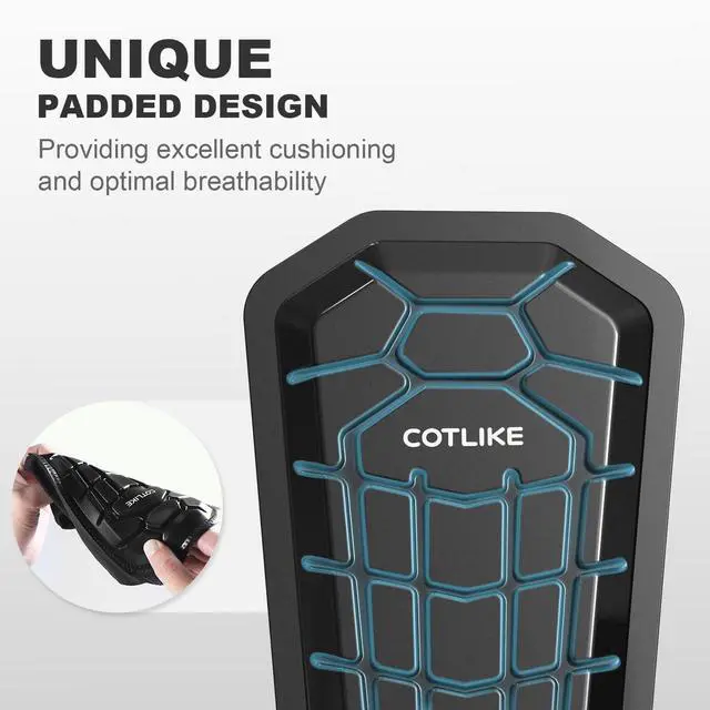 Alt view image 3 of 6 - Soccer Shin Guards Kids Youth, Shin Guard Sleeves for Boys Girls Adults Men Women, Protective Soccer Equipment for 2-18 Years Old Boys Girls, High Impact Resistant Breathable Comfortable - XS