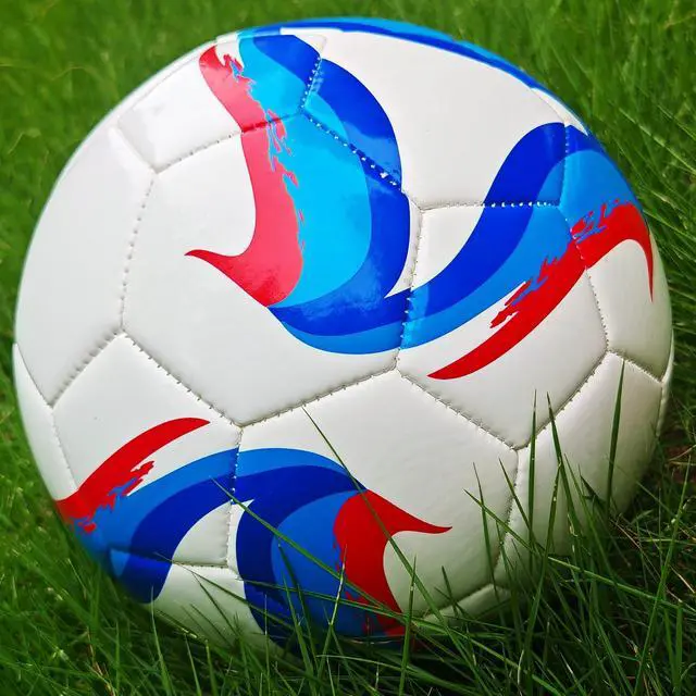 Alt view image 5 of 6 - Soccer Ball Size 3,4,5 Kids Training Practice Boys Girls Balls Gift Wear-Resistant Leather Come with Pump School Coach Train Course